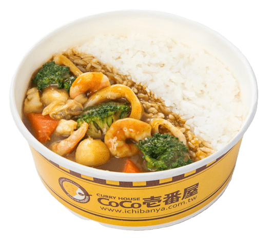 海鮮蔬菜咖哩飯